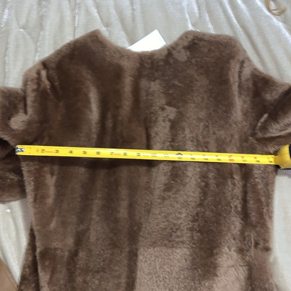 Vince NWT Real Shearling Reversible Belted Long Coat - Picture 15 of 15